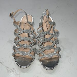 Touch of Nina Silver High Heels